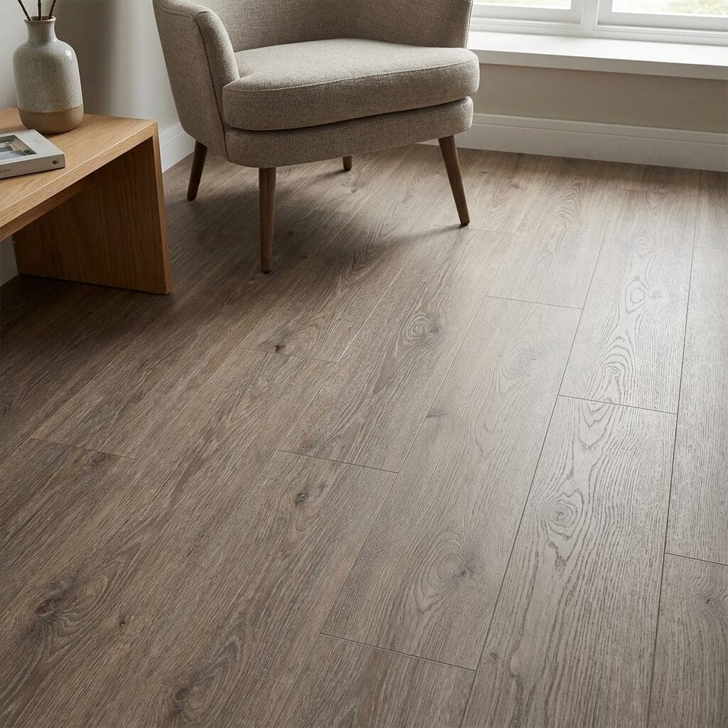 Amtico Signature Chateau Oak luxury vinyl flooring detailed view