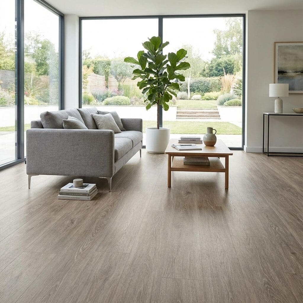 Amtico Signature Chateau Oak luxury vinyl flooring room interior