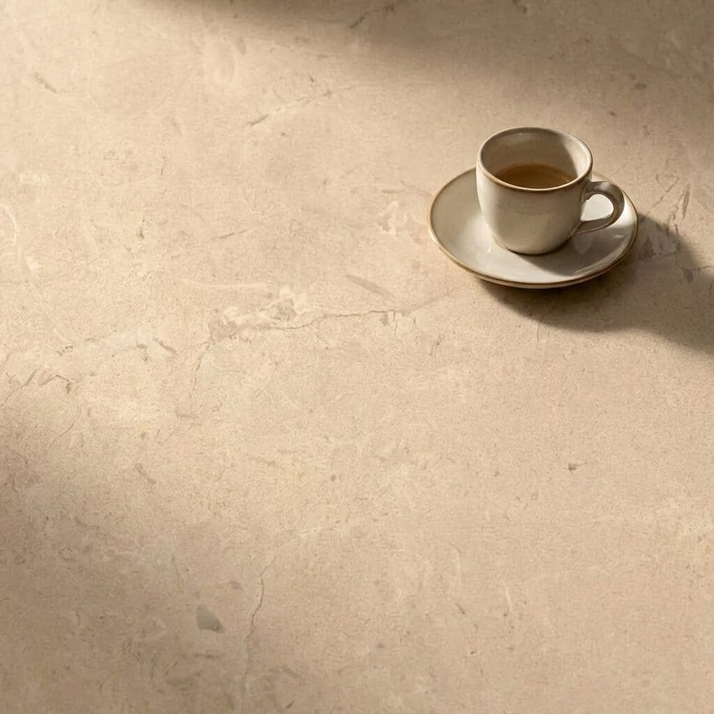 Amtico Signature Crema Marfil luxury vinyl flooring close-up texture