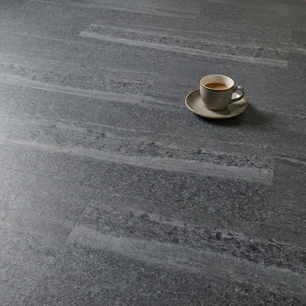 Amtico Signature Cumbrian Slate luxury vinyl flooring close-up texture