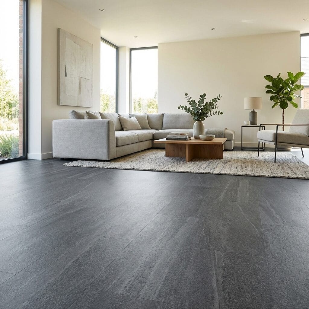 Amtico Signature Cumbrian Slate luxury vinyl flooring room interior