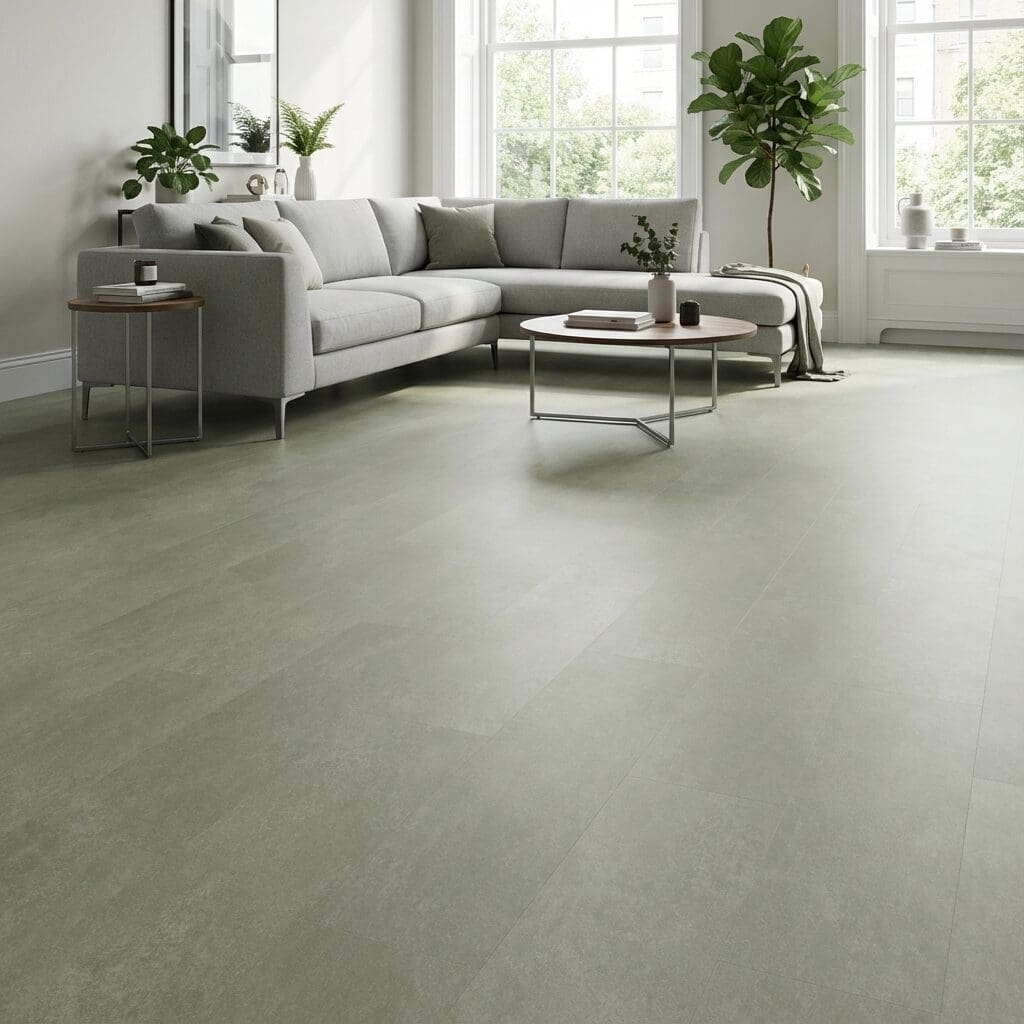Amtico Signature Diffusion Aloe luxury vinyl flooring room interior