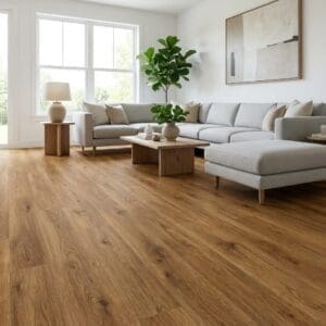 Amtico Signature Farmhouse Oak luxury vinyl flooring room interior