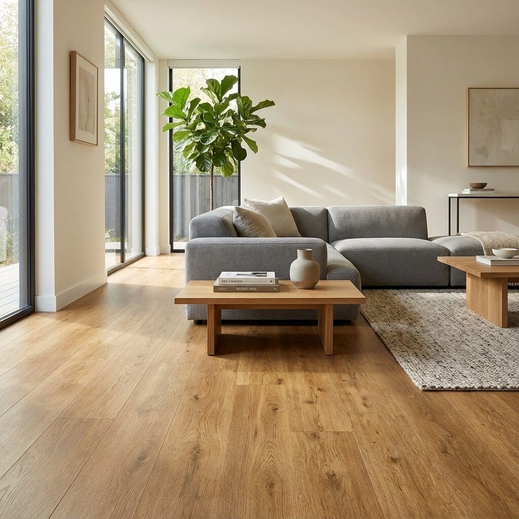 Amtico Signature French Oak luxury vinyl flooring room interior