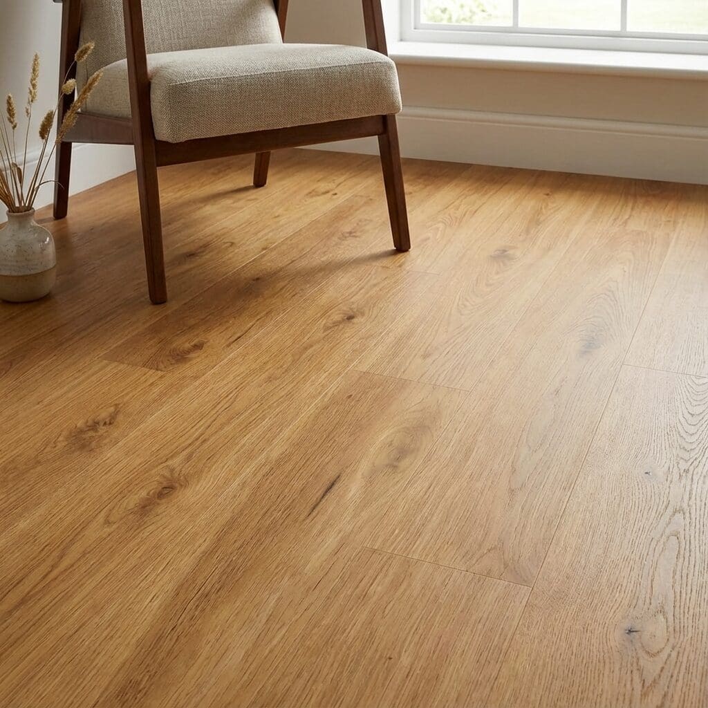 Amtico Signature Fresh Oak luxury vinyl flooring detailed view