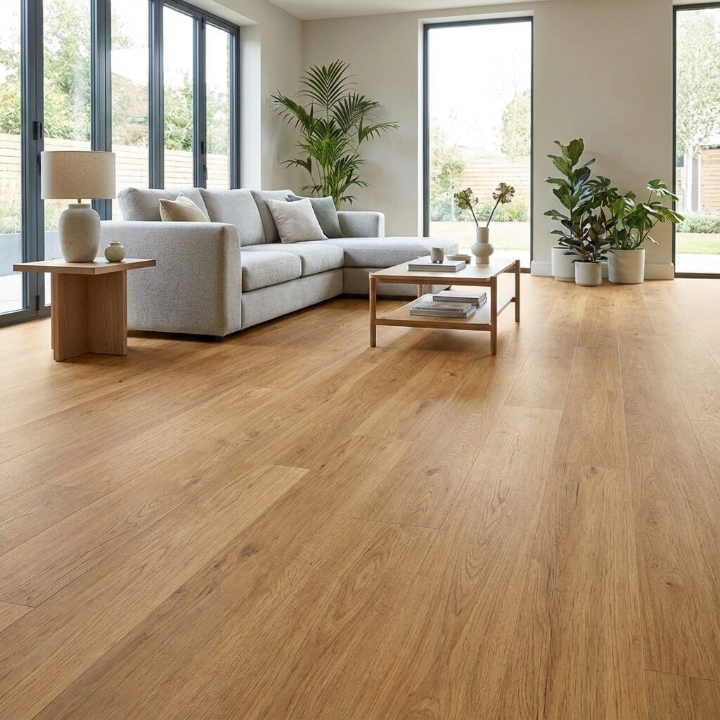 Amtico Signature Fresh Oak luxury vinyl flooring room interior