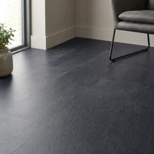 Amtico Signature Graphite Slate luxury vinyl flooring detailed view