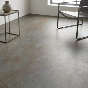 Amtico Signature Grey Burnished Metal luxury vinyl flooring detailed view