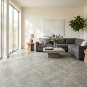 Amtico Signature Grigio Classic Marble luxury vinyl flooring room interior