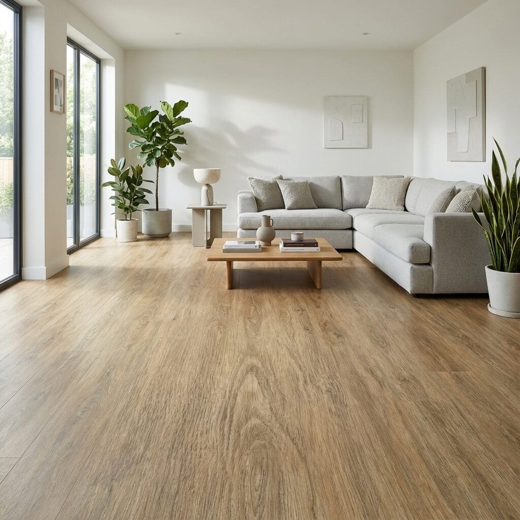 Amtico Signature Hamsterley Oak luxury vinyl flooring room interior