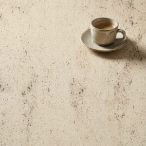 Amtico Signature Honed Limestone Natural luxury vinyl flooring close-up texture