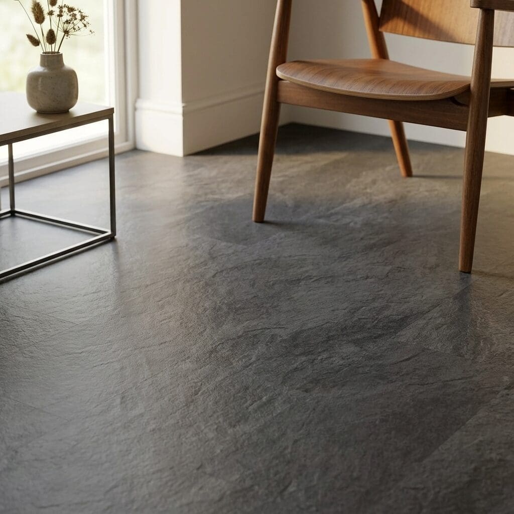 Amtico Signature Kentmere Slate luxury vinyl flooring detailed view