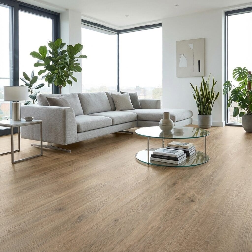 Amtico Signature Marlow Oak luxury vinyl flooring room interior