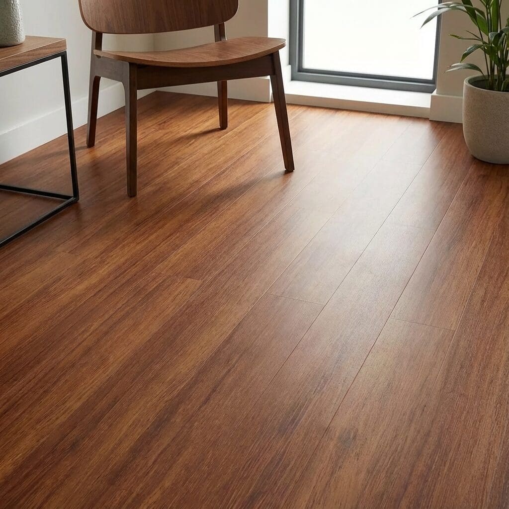 Amtico Signature Merbau luxury vinyl flooring detailed view