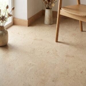 Amtico Signature Mirabelle Creme luxury vinyl flooring detailed view