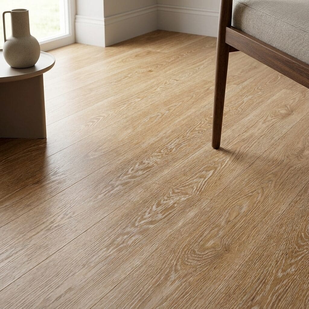 Amtico Signature Natural Limed Wood luxury vinyl flooring detailed view