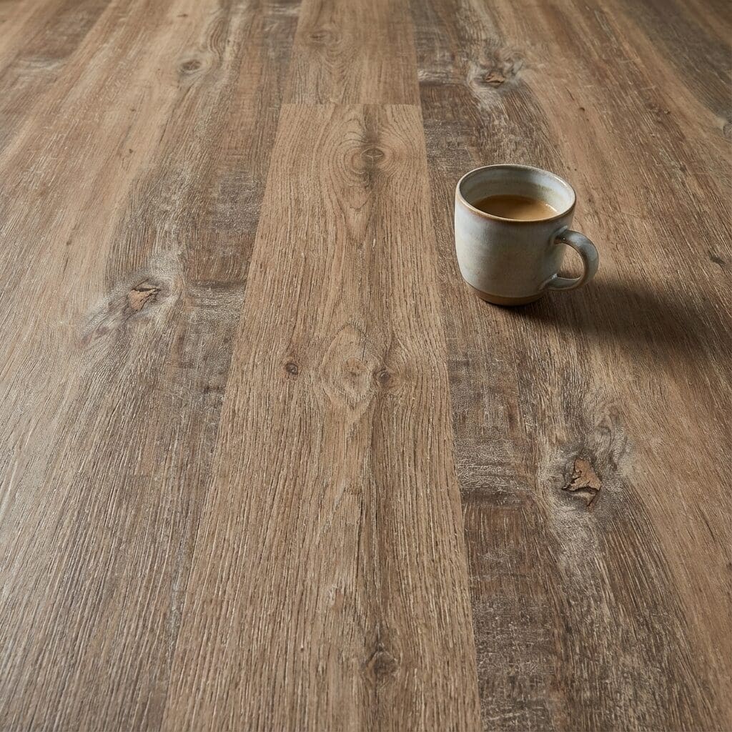 Amtico Signature Reclaimed Oak luxury vinyl flooring close-up texture