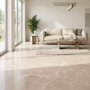 Amtico Signature Rosa Classic Marble luxury vinyl flooring room interior