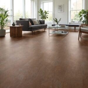 Amtico Signature Russet Burnished Metal luxury vinyl flooring room interior