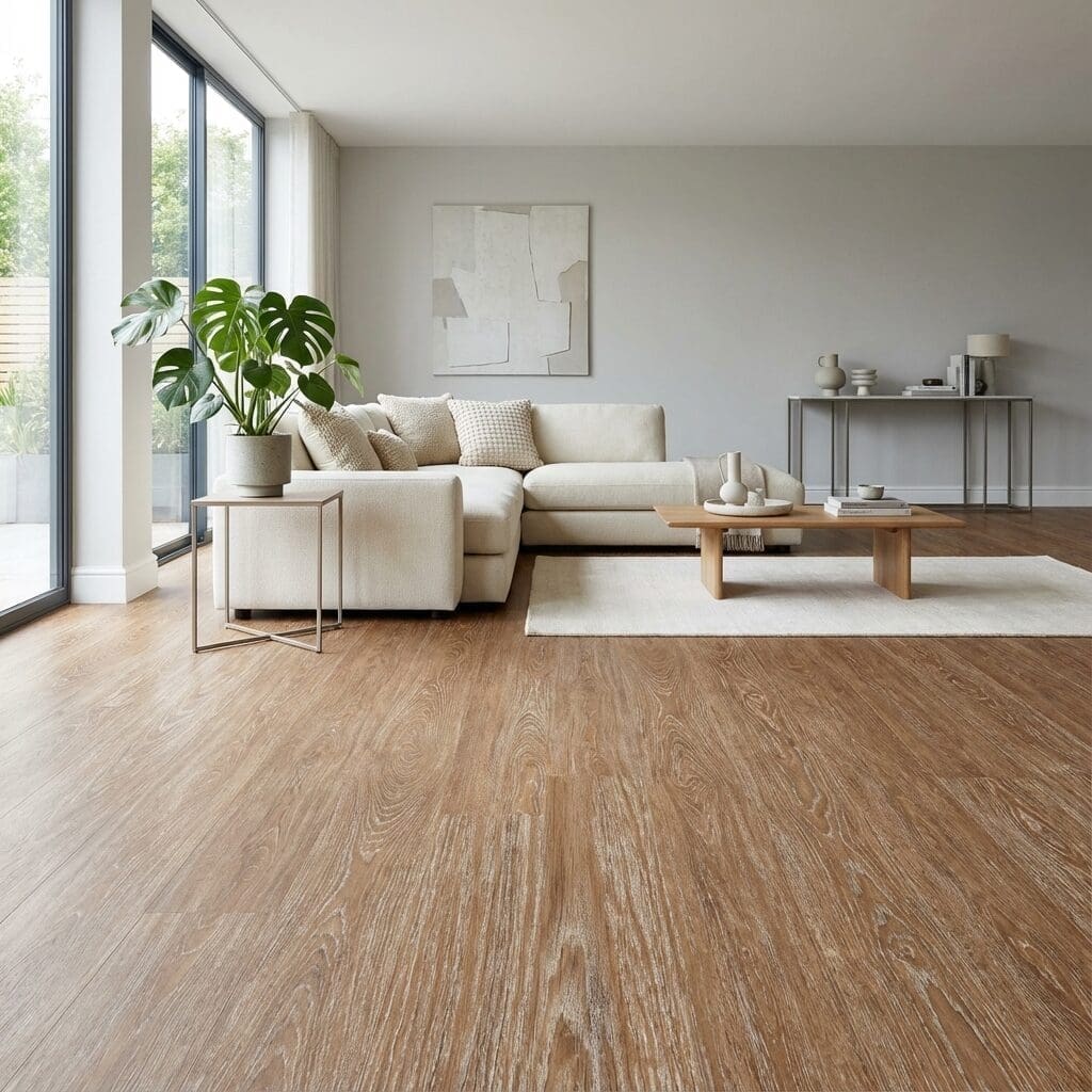 Amtico Signature Salted Oak luxury vinyl flooring room interior