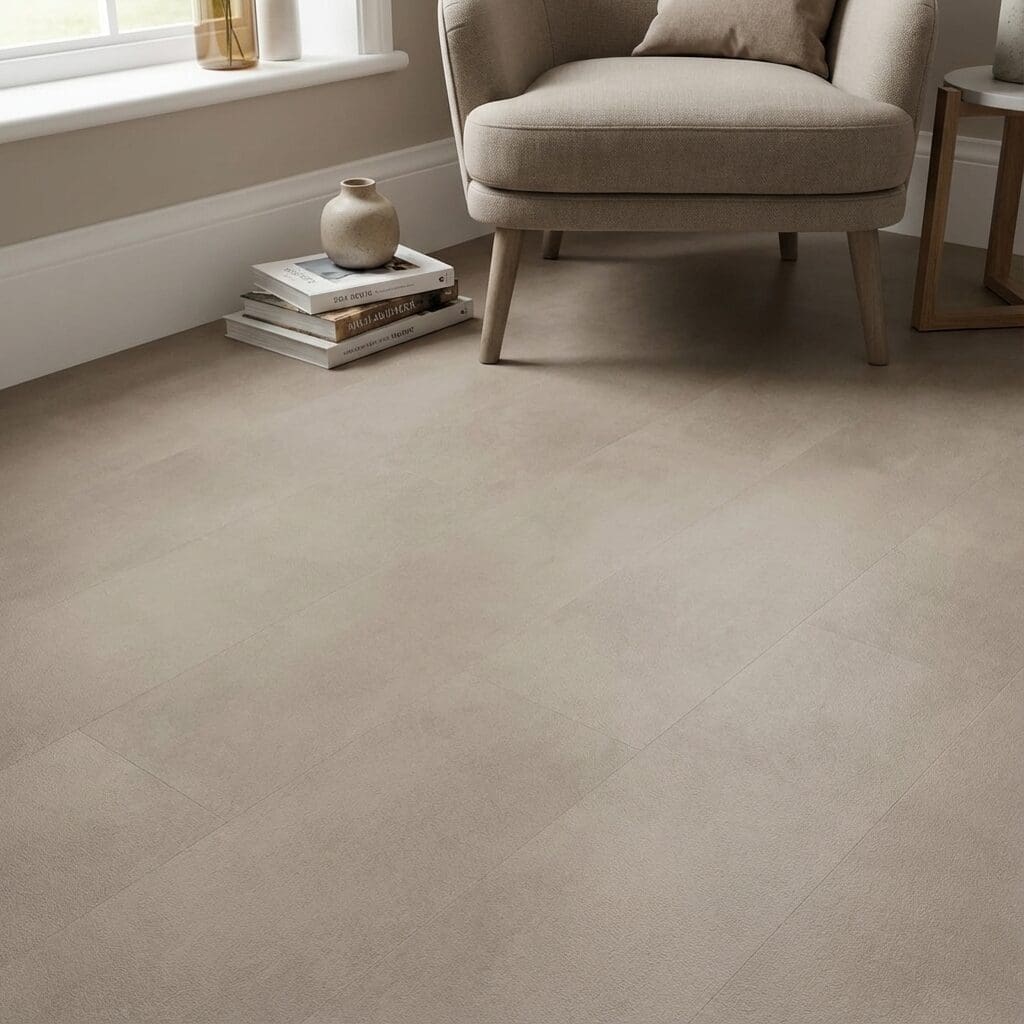 Amtico Signature Stucco Putty luxury vinyl flooring detailed view