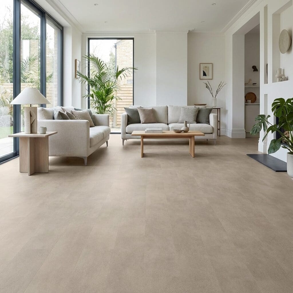 Amtico Signature Stucco Putty luxury vinyl flooring room interior