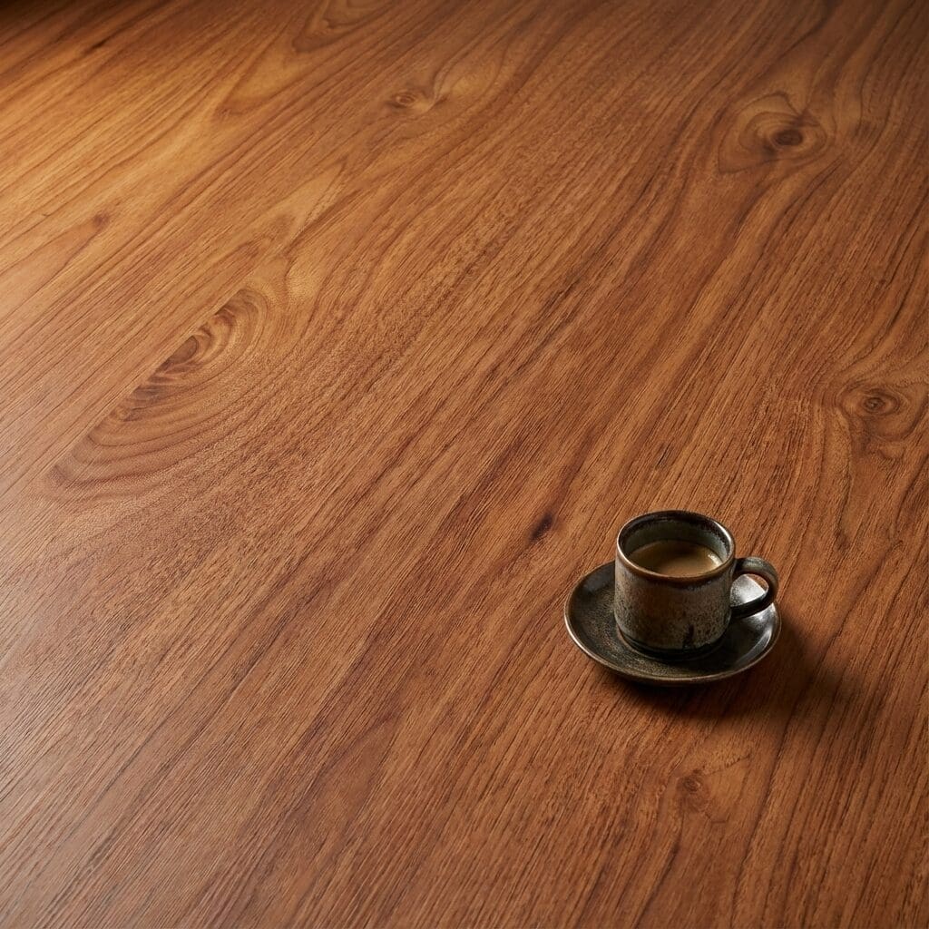 Amtico Signature Teak luxury vinyl flooring close-up texture