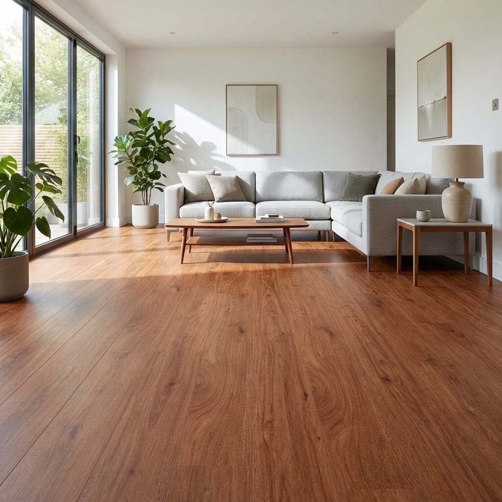 Amtico Signature Teak luxury vinyl flooring room interior