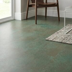 Amtico Signature Verdigris Burnished Metal luxury vinyl flooring detailed view