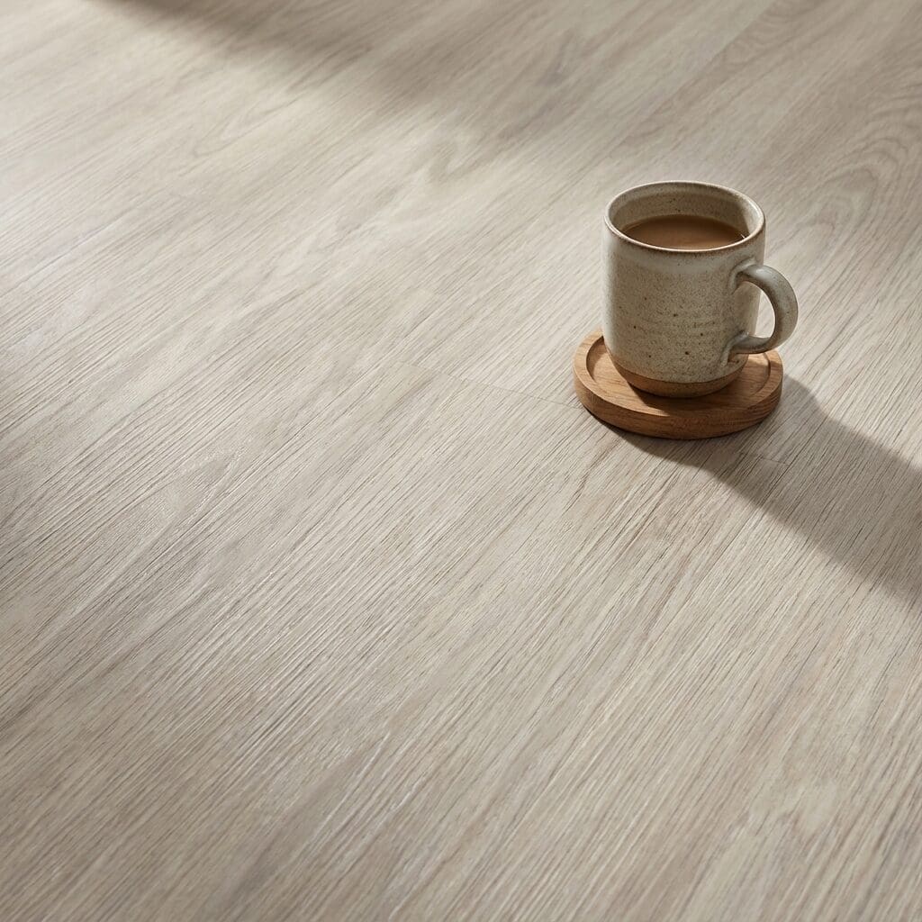 Amtico Signature White Wash Wood luxury vinyl flooring close-up texture