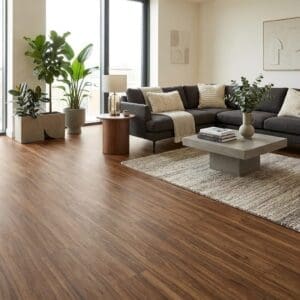 Amtico Signature Wild Walnut luxury vinyl flooring room interior