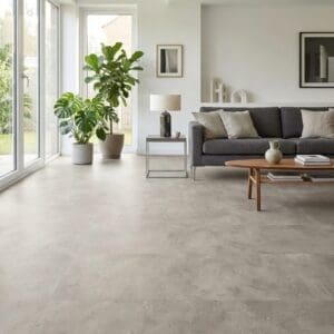 Amtico Signature Worn Concrete luxury vinyl flooring room interior