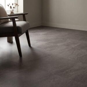 Amtico Spacia Black Marble luxury vinyl flooring detailed view