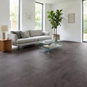 Amtico Spacia Black Marble luxury vinyl flooring room interior