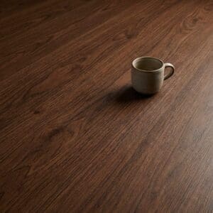 Amtico Spacia Black Walnut luxury vinyl flooring close-up texture