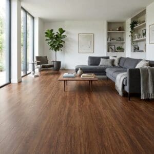 Amtico Spacia Black Walnut luxury vinyl flooring room interior