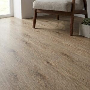 Amtico Spacia Bleached Elm luxury vinyl flooring detailed view