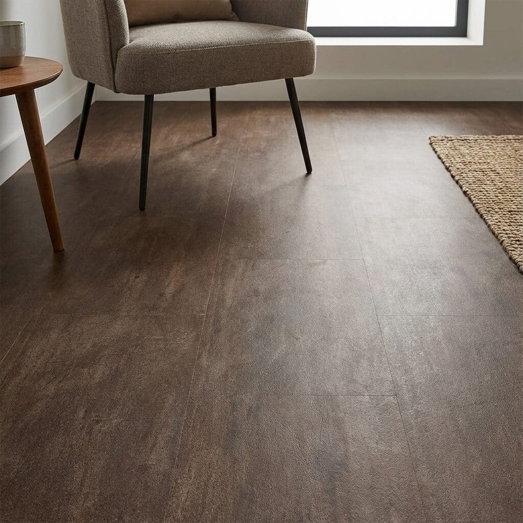 Amtico Spacia Bronze luxury vinyl flooring detailed view
