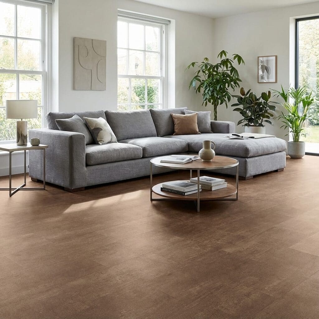 Amtico Spacia Bronze luxury vinyl flooring room interior