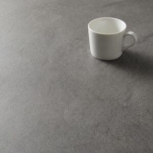 Amtico Spacia Ceramic Dark luxury vinyl flooring close-up texture