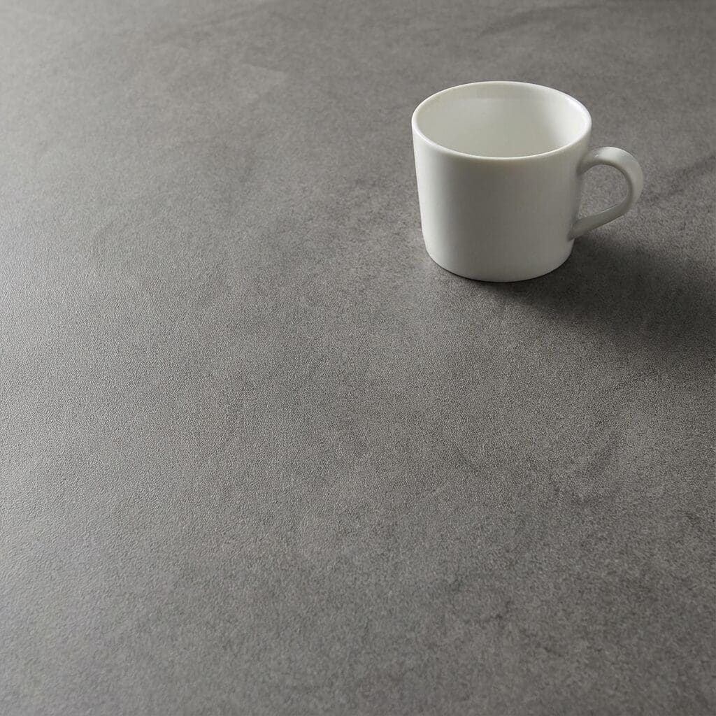 Amtico Spacia Ceramic Dark luxury vinyl flooring close-up texture