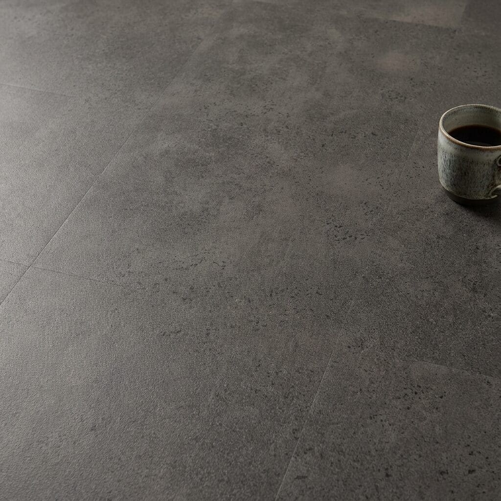 Amtico Spacia Ceramic Flint luxury vinyl flooring close-up texture