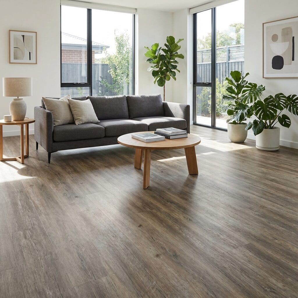 Amtico Spacia Coastal Pine luxury vinyl flooring room interior