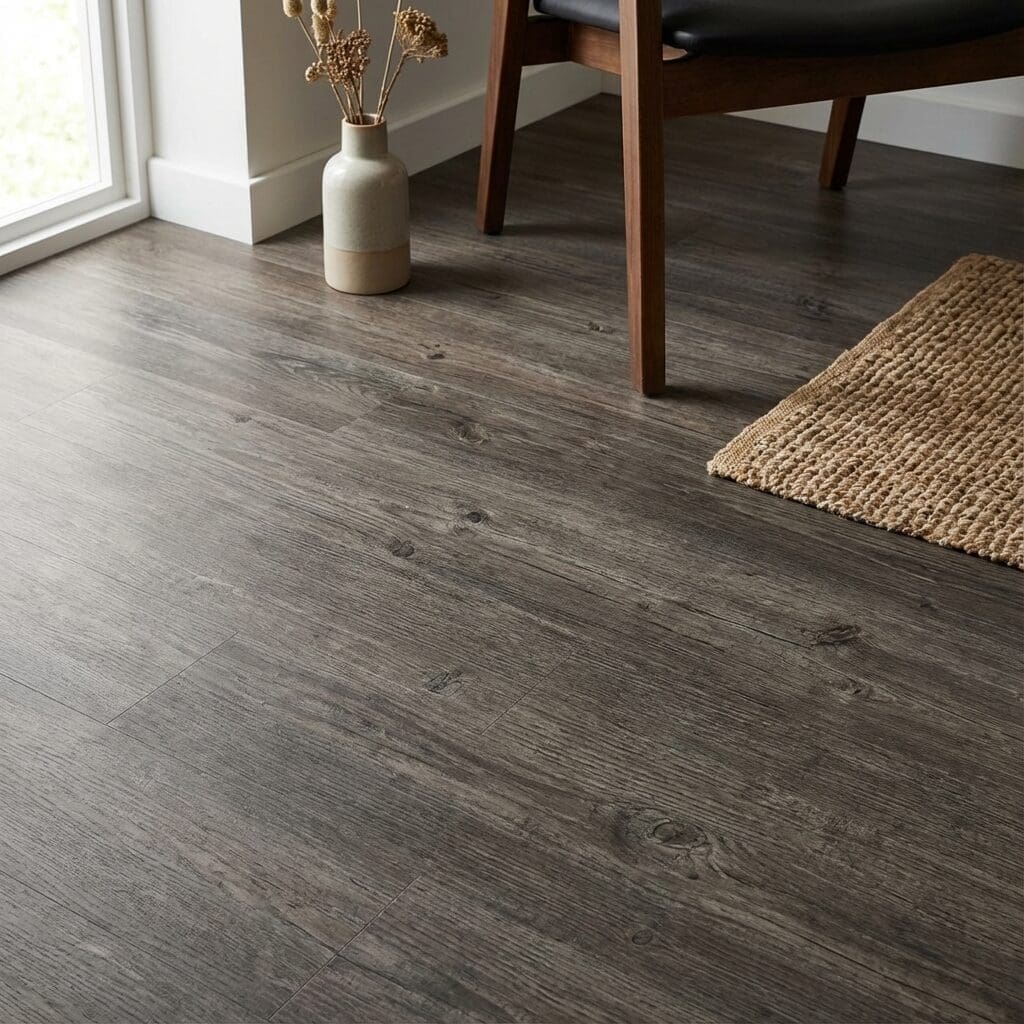 Amtico Spacia Drift Pine luxury vinyl flooring detailed view