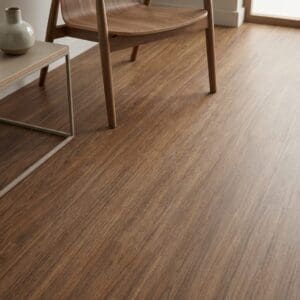 Amtico Spacia Dusky Walnut luxury vinyl flooring detailed view