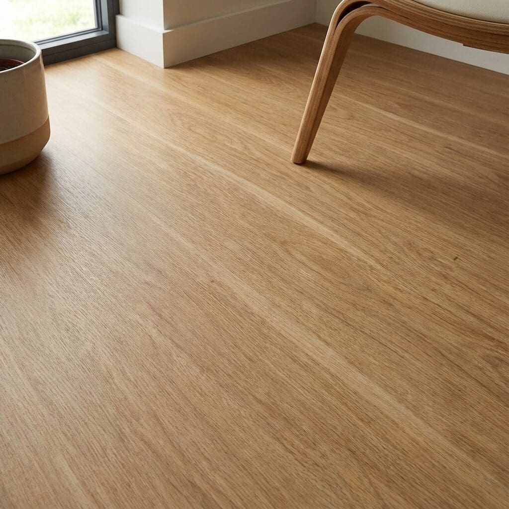 Amtico Spacia Eden Oak luxury vinyl flooring detailed view
