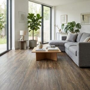Amtico Spacia Estuary Pine luxury vinyl flooring room interior