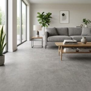 Amtico Spacia Gallery Concrete luxury vinyl flooring room interior