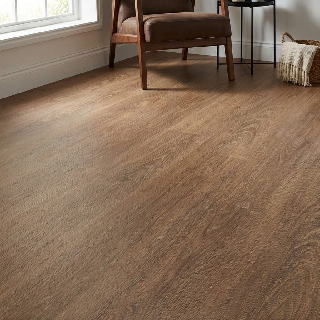 Amtico Spacia Granary Oak luxury vinyl flooring detailed view