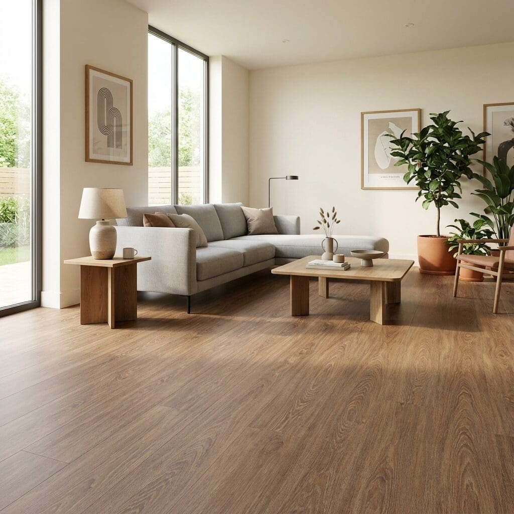 Amtico Spacia Granary Oak luxury vinyl flooring room interior
